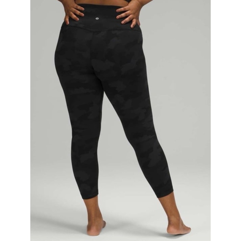 Lululemon Align High Rise Pant 25 Heritage 365 Camo Deep Coal Multi Size 10 - Picture 8 of 9